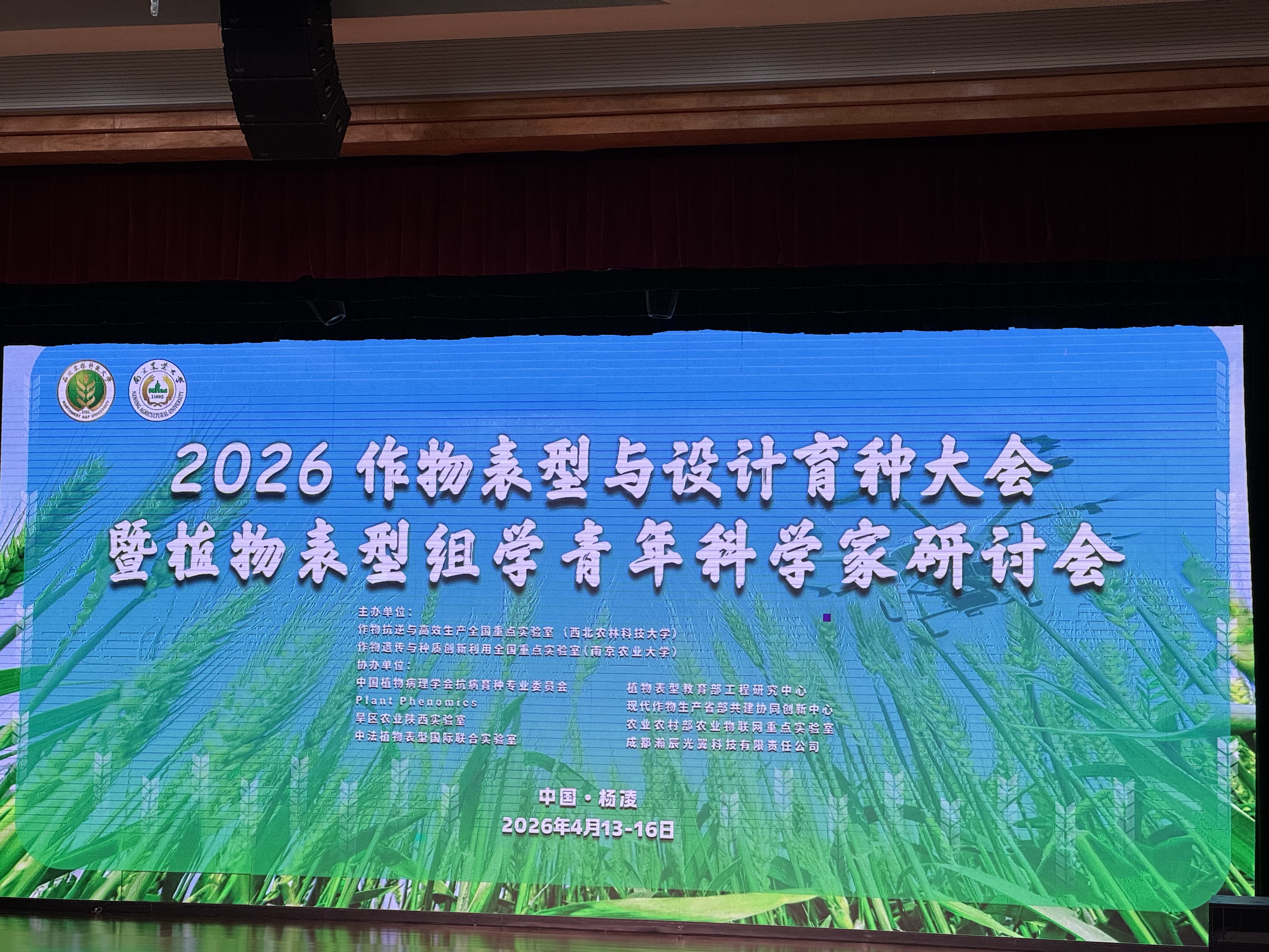 圆满参展“2026作物表型与设计育种大会暨植物表型组学青年科学家研讨会”
